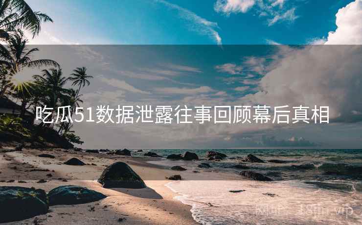 吃瓜51数据泄露往事回顾幕后真相