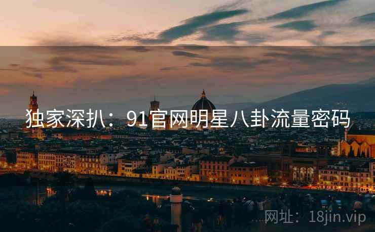 独家深扒：91官网明星八卦流量密码