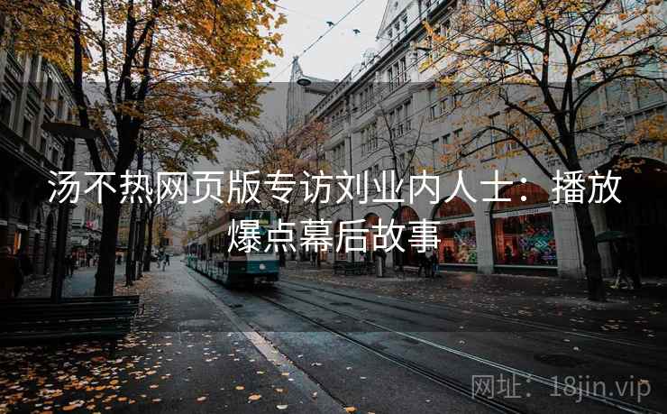 汤不热网页版专访刘业内人士:播放爆点幕后故事